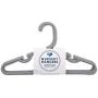 Delta Gray Nursery Hangers 24 Pack for Baby, Toddler, Kids, Children (3 Packs of 8) (Gray)