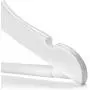HANGERWORLD 18 White Wooden 11.8inch Kids Notched Coat Clothes Garment Hangers Non Slip Pants Bar Animal Head Design