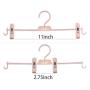 Yuqianjin 10-Pack Suit Hangers with Clips, Space Saving Clothes Hangers 14 Inch (Color : Pink)