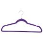TimmyHouse Non Slip Velvet Clothes Suit/Shirt/Pants Hangers White, Black, Purple,Red 100PCS