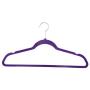 TimmyHouse Non Slip Velvet Clothes Suit/Shirt/Pants Hangers White, Black, Purple,Red 100PCS