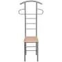 SaiDeKe Home 2pcs Butler Valet Metal Stand Coat Rack Clothes Suit Hanger Chair Brown SaiDeKe Home 2pcs Butler Valet Metal Stand Coat Rack Clothes Suit Hanger Chair Brown
