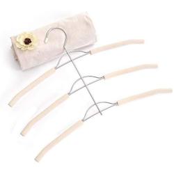 DNJKSA 40cm 2 pcs/lot Multi-Layers Non-Slip Space Saving Fishbone Type Clothes Hangers Multifunctional Clothing Hanging Without Mark