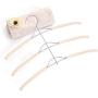 DNJKSA 40cm 2 pcs/lot Multi-Layers Non-Slip Space Saving Fishbone Type Clothes Hangers Multifunctional Clothing Hanging Without Mark