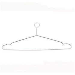 10pcs Anti-Theft Stainless Steel Clothes Hanger with Security Hook Metal Clothing Hanger for Hotel Used Closet Organizer