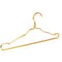 10pcs Random Color Cloth Hanger Durable Antideformation Aluminium Alloy Closet Adult Skirt Dress Clothing Towel Storage Rack Closet Space Saver