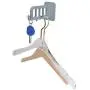 Jeffergarden Clothes Hanger Wall Mounted 4Hole Clothes Dryer Punch-Free Adhesive Laundry Rack for Jacket Coat Scarf Hat Leash Keys(Grey)
