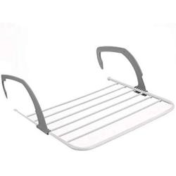 Portable Foldable Drying Rack Clothes Punch Free Hanger Winter Heating Radiator Balcony Clothes Hanger 2pcs