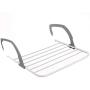 Portable Foldable Drying Rack Clothes Punch Free Hanger Winter Heating Radiator Balcony Clothes Hanger 2pcs