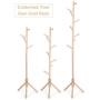Greensen Coat Racks Free Standing Hall Tree Hatrack Coat Rack Stand, Wood Coat Hanger Tree with 8 Heavy Duty Hooks for Hats Clothes Suits Handbags Umbrella in Entryway Hallway Bedroom Office Use Greensen Coat Racks Free Standing Hall Tree Hatrack Coat Rack Stand, Wood Coat Hanger Tree with 8 Heavy Duty Hooks for Hats Clothes Suits Handbags Umbrella in Entryway Hallway Bedroom Office Use