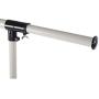 Shwk Collapsible Single Rail Adjustable Clothes Hanger Rolling Garment Rack Duty Rail