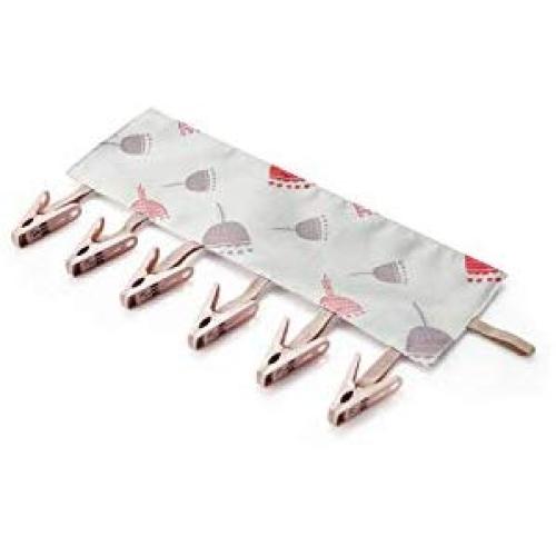 Portable Socks Dry Cloth Pendant Rack Clothing Rack Stand Cutter Business Travel Folding Cloth Hanger Clips Clothes Hook Dryer,Beige,6