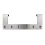 eoocvt Stainless Steel Over The Door Hook Organizer Rack - Space Saving Hanger, 6 Hooks, Brushed Nickel eoocvt Stainless Steel Over The Door Hook Organizer Rack - Space Saving Hanger, 6 Hooks, Brushed Nickel