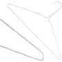 HANGERWORLD 50 White 16inch Metal Wire 13 Gauge Clothes Coat Garment Pants Bar Hangers HANGERWORLD 50 White 16inch Metal Wire 13 Gauge Clothes Coat Garment Pants Bar Hangers