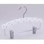 Nature Smile 12" Kids Baby Children Toddler Wooden Hangers with Clips, Wood Skirt Pants Hangers with Notches and Anti-Rust Chrome Swivel Hook Pack of 10 (White) Nature Smile 12" Kids Baby Children Toddler Wooden Hangers with Clips, Wood Skirt Pants Hangers with Notches and Anti-Rust Chrome Swivel Hook Pack of 10 (White)