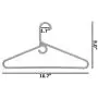 Neaties American Made Gray Super Heavy Duty Plastic Hangers, Plastic Clothes Hangers Ideal for Everyday Use, Clothing Standard Hangers, 24pk Neaties American Made Gray Super Heavy Duty Plastic Hangers, Plastic Clothes Hangers Ideal for Everyday Use, Clothing Standard Hangers, 24pk