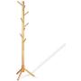 LENDRA Deluxe Wooden Coat Rack Tree ? 8 Hook Adjustable Height Hat, Jacket and Sweater Hanging Stand ? Easy Assembly ? Elegant Design for Home or Office Hall and Entryway LENDRA Deluxe Wooden Coat Rack Tree ? 8 Hook Adjustable Height Hat, Jacket and Sweater Hanging Stand ? Easy Assembly ? Elegant Design for Home or Office Hall and Entryway