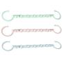 10PC Random Color 5 Holes Support Circle Clothes Hanger Clothes Drying Racks Multifunction Plastic Scarf Clothes Hanger Hangers Storage Rack
