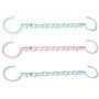 10PC Random Color 5 Holes Support Circle Clothes Hanger Clothes Drying Racks Multifunction Plastic Scarf Clothes Hanger Hangers Storage Rack