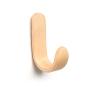 Curve Hook Wall Hook Wooden Coat Hook for Hallway Living Room Office Hanger Home Decor (Natural Wood)