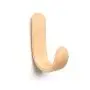 Curve Hook Wall Hook Wooden Coat Hook for Hallway Living Room Office Hanger Home Decor (Natural Wood)