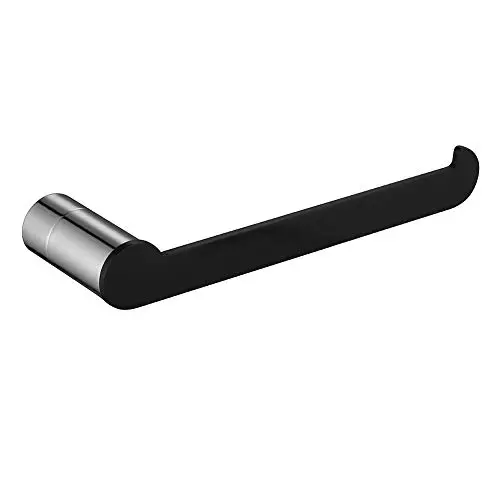 Bathroom Kitchen Towel Holder 8.74", Angle Simple Stainless Steel Hand Face Towel Holder, Open Side Towel Hanger Bar, Towel Rack for Cabinet Wall Mount, Polished Chrome Matte Black Bathroom Kitchen Towel Holder 8.74", Angle Simple Stainless Steel Hand Face Towel Holder, Open Side Towel Hanger Bar, Towel Rack for Cabinet Wall Mount, Polished Chrome Matte Black