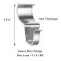 Vinyl Siding Hooks Hanger, 20 Pack- Heavy Duty Stainless No-Hole Needed Vinyl Siding Clips for Hanging- Vinyl Siding Hooks for Outdoor Decorations