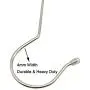 Maydahui 5PCS Extra Long 16 inch S Shaped Hooks Stainless Steel Large Size Silver Hanger for Bird Feeder, Plant Hanger, Tree Branch Hook, Clothes, Outdoor Lights