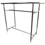 Double Parallel Bar Adjustable Clothing Garment Retail Display Rack Rail Bar Clothes Hanger Double Parallel Bar Adjustable Clothing Garment Retail Display Rack Rail Bar Clothes Hanger