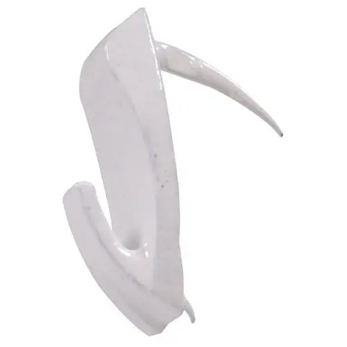 Hillman White 122392 Medium Wall Biter Picture Hangers Finish 45lbs Package of 4, Pack of 1
