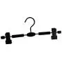 10Pcs Colorful Anti-Slip Sponge Padded Plastic Hanger for Clothes Coats Shirts, Hanger with Clips for Pants Random Color