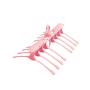 hefeilzmy Portable Folding Retractable Non-Slip Closet Storage Organizer Hanger 360° Rotatable Hanger for Outdoor Drying Clothes (Pink)