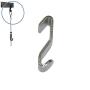 Chris.W Picture Molding Hooks Picture J-Rail Hooks Hangers, Pack of 10, Heavy Duty S-Hook, Stainless Steel (Small) Chris.W Picture Molding Hooks Picture J-Rail Hooks Hangers, Pack of 10, Heavy Duty S-Hook, Stainless Steel (Small)