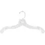 NAHANCO 414 Plastic Dress Hangers, Super Heavy Weight, 14", Clear (Pack of 100) NAHANCO 414 Plastic Dress Hangers, Super Heavy Weight, 14", Clear (Pack of 100)