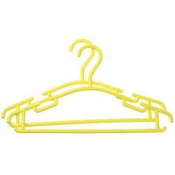 Inveroo 10pcs/Set 27cm Portable Children Clothes Hanger Toddler Baby Clothes Coat Plastic Hangers Hook Household for Kids Clothing Organizer