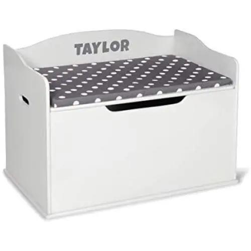 Milliard Wooden Toy Boxes and Storage Chest with Seating Bench - for Kids and Babies ? Girls and Boys - White - Large Milliard Wooden Toy Boxes and Storage Chest with Seating Bench - for Kids and Babies ? Girls and Boys - White - Large