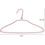 Clothes Hanger Durable Antideformation Adult Wardrobe Dress Skirt Clothes Storage Rack Towel Hangers for Clothes Coat Hanger 10pcs Random Color