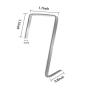 SBYURE Over The Door Hanger Hook 10 Pcs Sturdy Metal Over Door Hooks for Bathroom Bedroom,Coats,Towels,Home Display Use