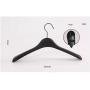 Black Thick Wide Shoulder Plastic Clothes Hanger Decoration for Coats Jacket and Fur 10 Pieces