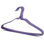 10pcs Random Color Cloth Hanger Durable Closet Coat Clothing Towel Storage Rack Closet Space Saver Drying Rack Non Slip Home Storage