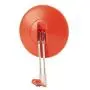 LIHIT LAB. Magnetic Bag Hanger (Hook), Holds up to 22 pounds, Orange, 2.8" x 4.2" (A7594-4)