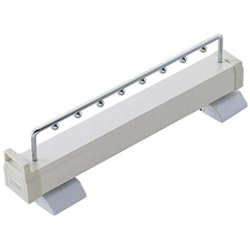 GWXYMJ Coat Rack Wardrobe Pull Out Clothes Rack, Telescopic Cloakroom Accessories Clothes Rail, Closet Hanging Hanger Rod Wardrobe Storage Rack (Color : White)