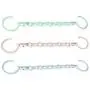 10PC Random Color 5 Holes Shirts Clothes Hanger Holders Windproof Multifunctional Folding Drying Storage Rack Clothing Hanger Wardrobe Organizer