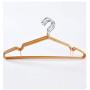 10PC Random Color 40cm Non-Slip Metal Shirt Trouser Hook Hanger PVC Plastic and High Manganese Steel Hangers for Clothes Racks Decoration