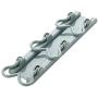 Unilive Foldable Wall Hanging Hook Rack,Strong Adhesive Storage Rack for Kitchen Home Bathroom Towel Clothes Plastic Hanger 6 Hooks Space Saving Racks (Light Blue)
