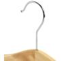 HANGERWORLD 12 Natural Beech 10inch Kids Baby Toddler Wooden Top Dress Coat Clothes Garment Hangers