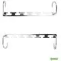 Magic Hangers,Ipow Wonder Magic Metal Wardrobe Closet Bar Clothes Coat Hanger Organizers for Space Saving and Storage-Set of 4