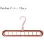 Lanren Nine-Hole Clothes Hanger Wardrobe Rotating Storage Bedroom Drying Rack Standard Hangers