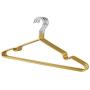 Grey990 10Pcs Stainless Steel Antiskid Hanger Clothes Drying Rack Adult Kids Organizer Accessories Golden