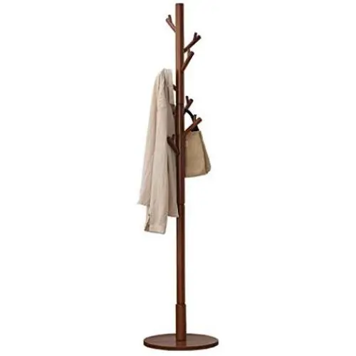 Coat Hangers Coat Stand Clothes Rack High-Grade Wooden Tree Coat Rack Stand, Free Standing Hallway Coat Hanger Hat Stand, for Handbag, Clothes -0223 (Color : Brown) Coat Hangers Coat Stand Clothes Rack High-Grade Wooden Tree Coat Rack Stand, Free Standing Hallway Coat Hanger Hat Stand, for Handbag, Clothes -0223 (Color : Brown)